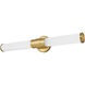 Warwick LED 25.25 inch Modern Gold Bathroom Vanity Wall Light