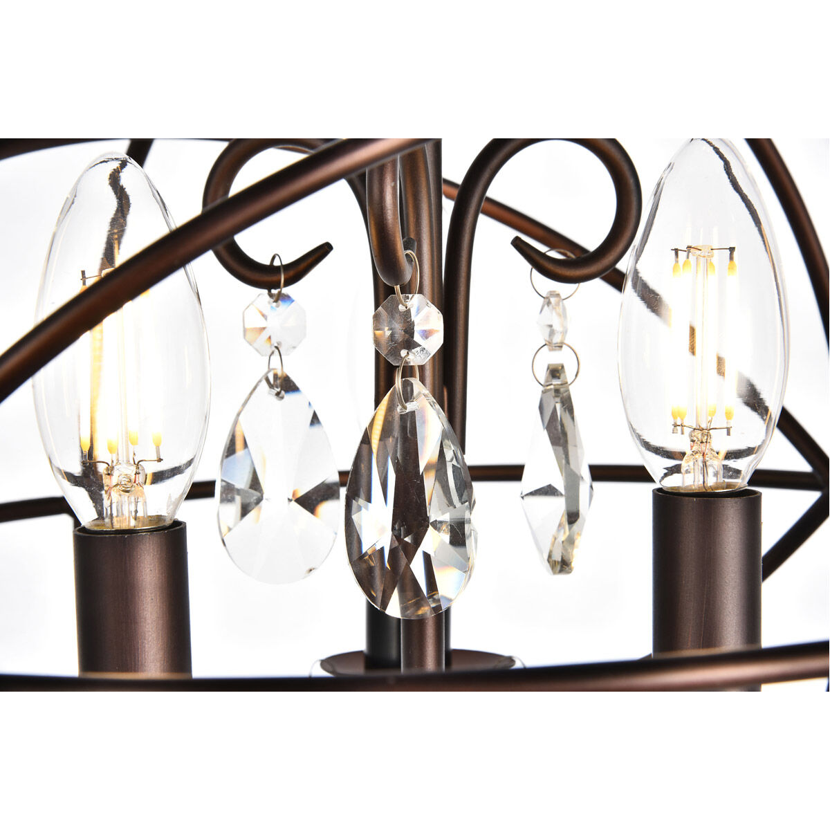 Wallace 3 Light 11.8 inch Dark Copper Brown Pendant Ceiling Light