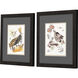Glowing Garden Orange and Yellow and Pink and Gray Framed Art, Propac