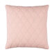 Reda 20 X 20 inch Peach and Silver Throw Pillow