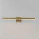 Pasha LED 12 inch Gold Wall Sconce Wall Light