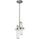 Frame LED 6 inch Brushed Nickel Pendant Ceiling Light