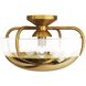 Corona Gold Ombre Flush Mount Ceiling Light