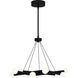 Cyprus LED 25 inch Matte Black Chandelier Ceiling Light