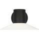 Barbara Barry Focal LED 7 inch Textured Black Outdoor Sconce
