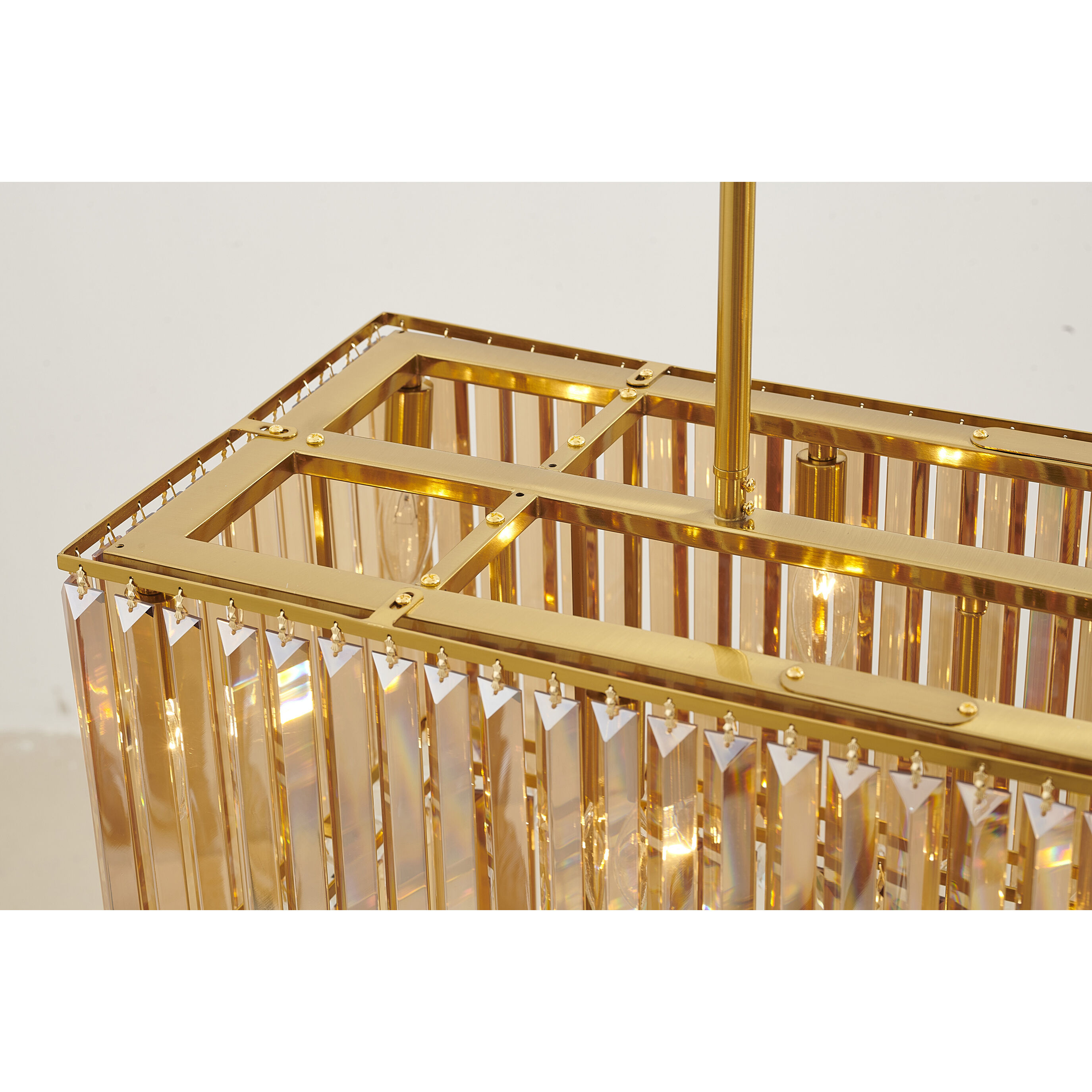 Canada 14 Light 12 inch Satin Brass Chandelier Ceiling Light