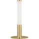 Kelly by Kelly Wearstler Miguel 21 inch 9.00 watt Hand Rubbed Antique Brass Table Lamp Portable Light
