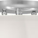 Somerset 2 Light 13 inch Brushed Nickel Semi-Flush Ceiling Light
