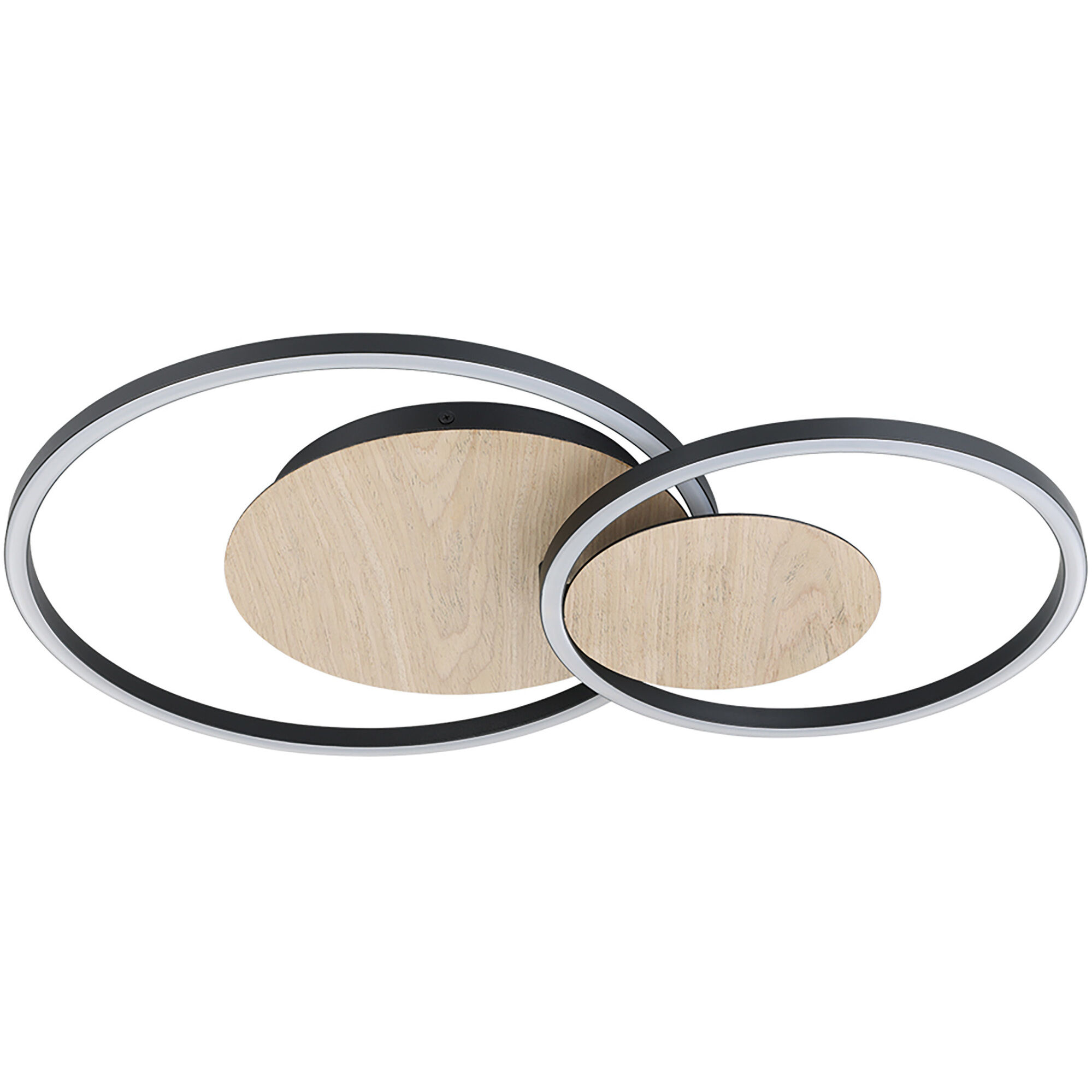 Palma 2 Light 15.75 inch Structured Black Ceiling Light