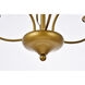 Westley 6 Light 24 inch Brass Pendant Ceiling Light