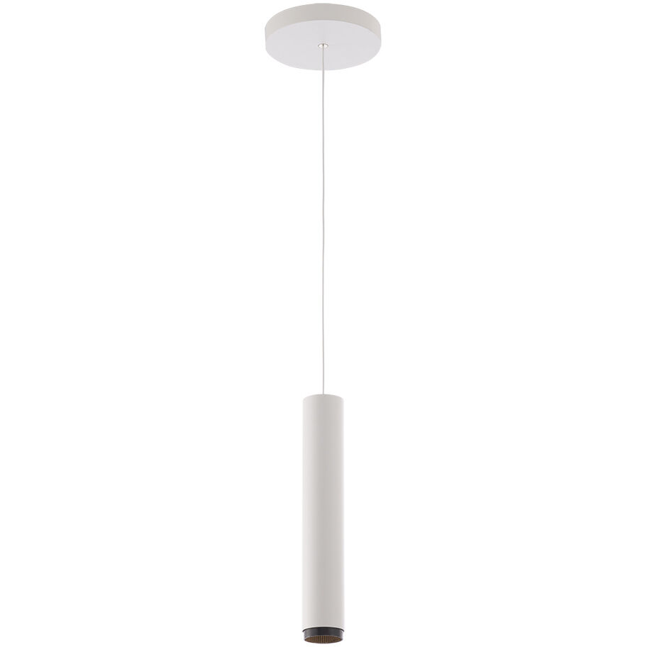 WAC Lighting Silo 1 Light 120-277 VAC White/White Track Pendant Ceiling Light PD-2020-930-WT/WT - Open Box