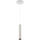 WAC Lighting Silo 1 Light 120-277 VAC White/White Track Pendant Ceiling Light PD-2020-930-WT/WT - Open Box