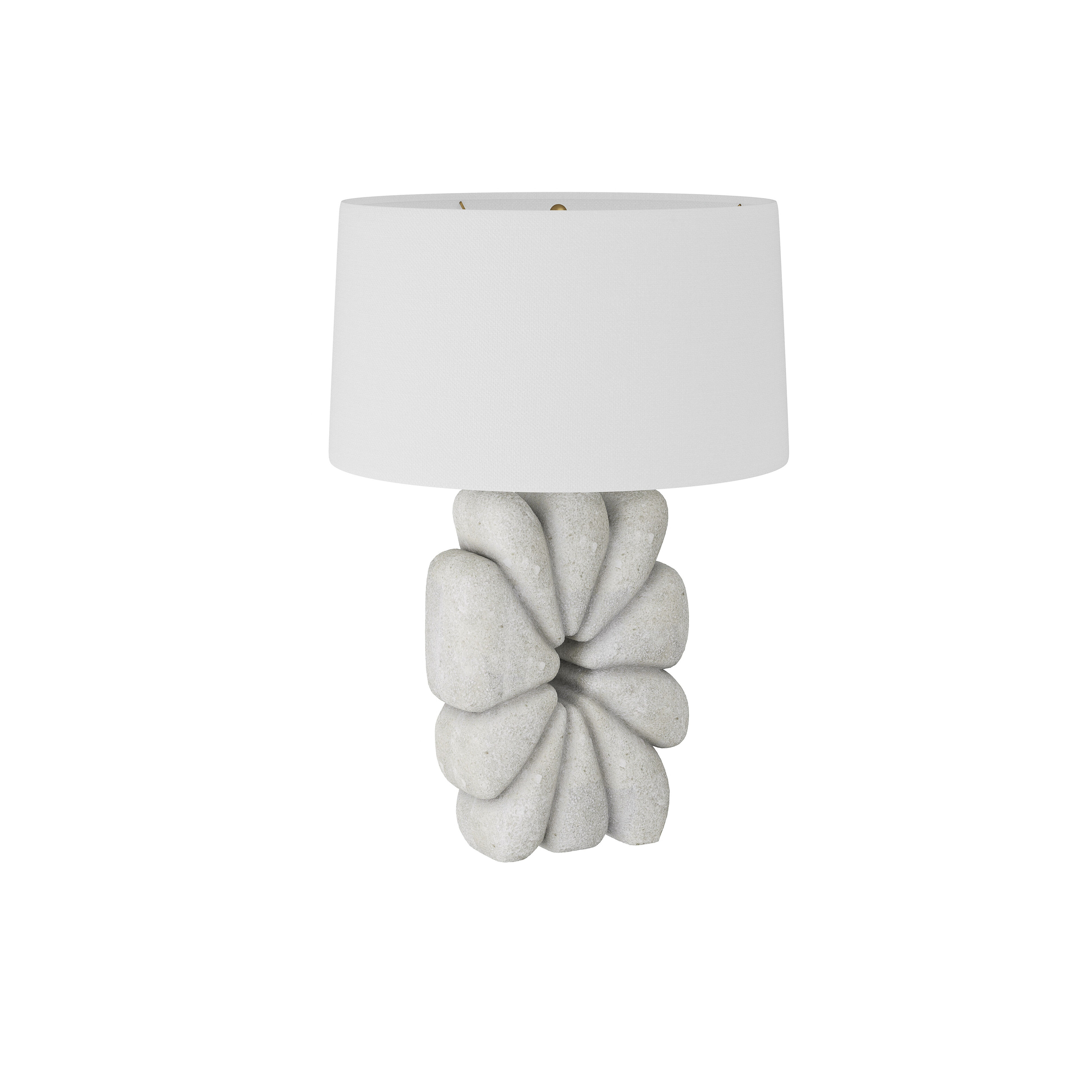 Ashley 28.5 inch 150 watt Ivory Lamp Portable Light