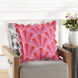 Lisa Ray 22 X 7 inch Multi and Pink and Red Pillow