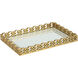 Alexis Gold and White/Cream Tray