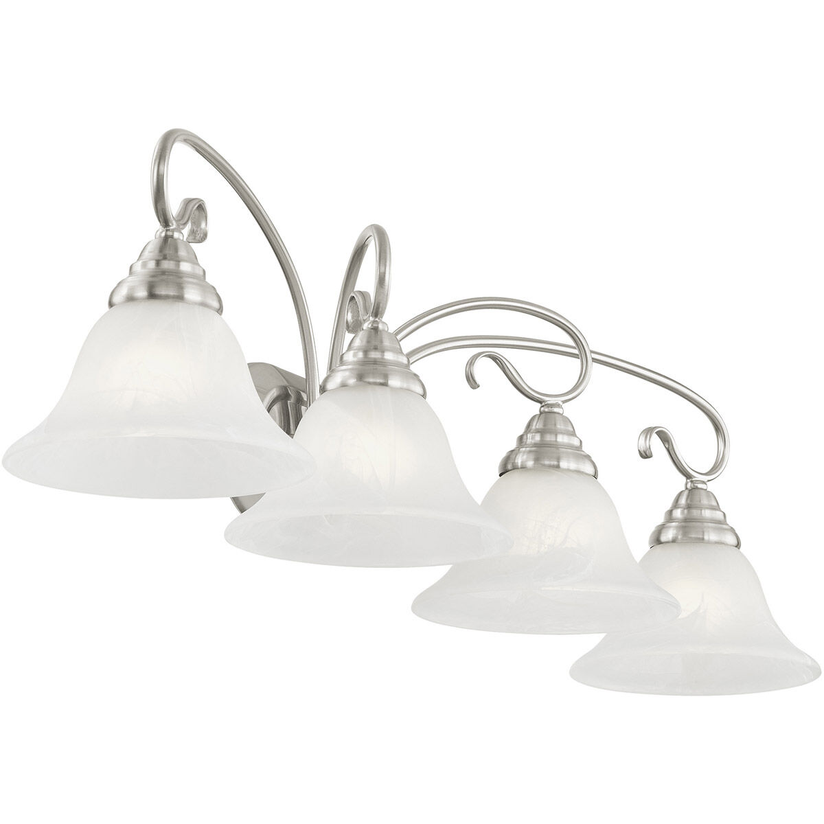 Coronado 4 Light 36 inch Brushed Nickel Bath Vanity Wall Light