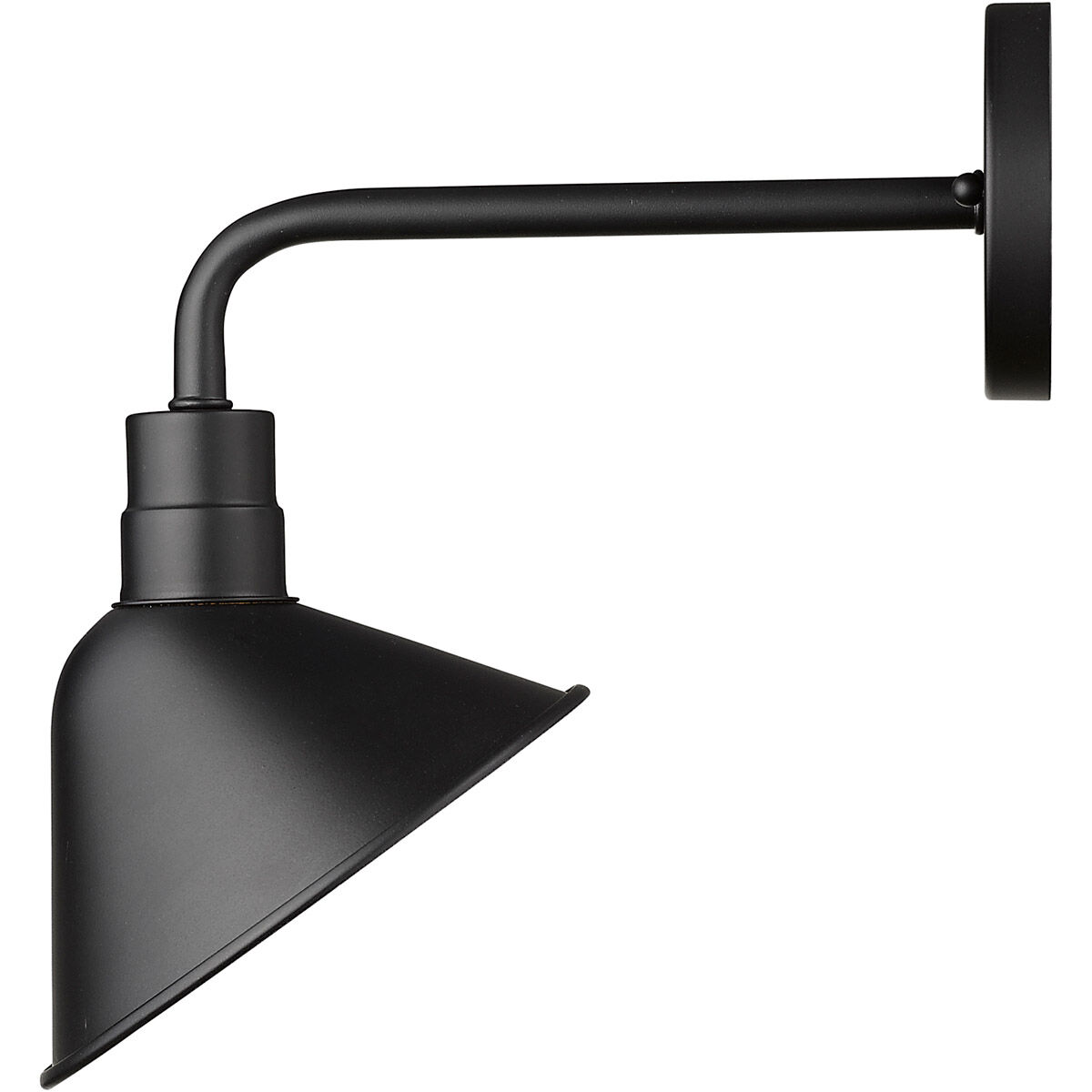 Fuller 1 Light 13 inch Matte Black Exterior Wall Mount