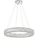 Kinsley 1 Light 24 inch Polished Chrome Chandelier Ceiling Light