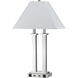 Hotel 26 inch 60 watt Brushed Steel Desk Lamp Portable Light