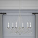 Pennington 6 Light 28 inch Brushed Nickel Chandelier Ceiling Light