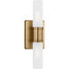 Keaton Bath Vanity Wall Light in Satin Brass