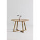 Godenza 47.25 X 47.25 inch Natural Dining Table, Round