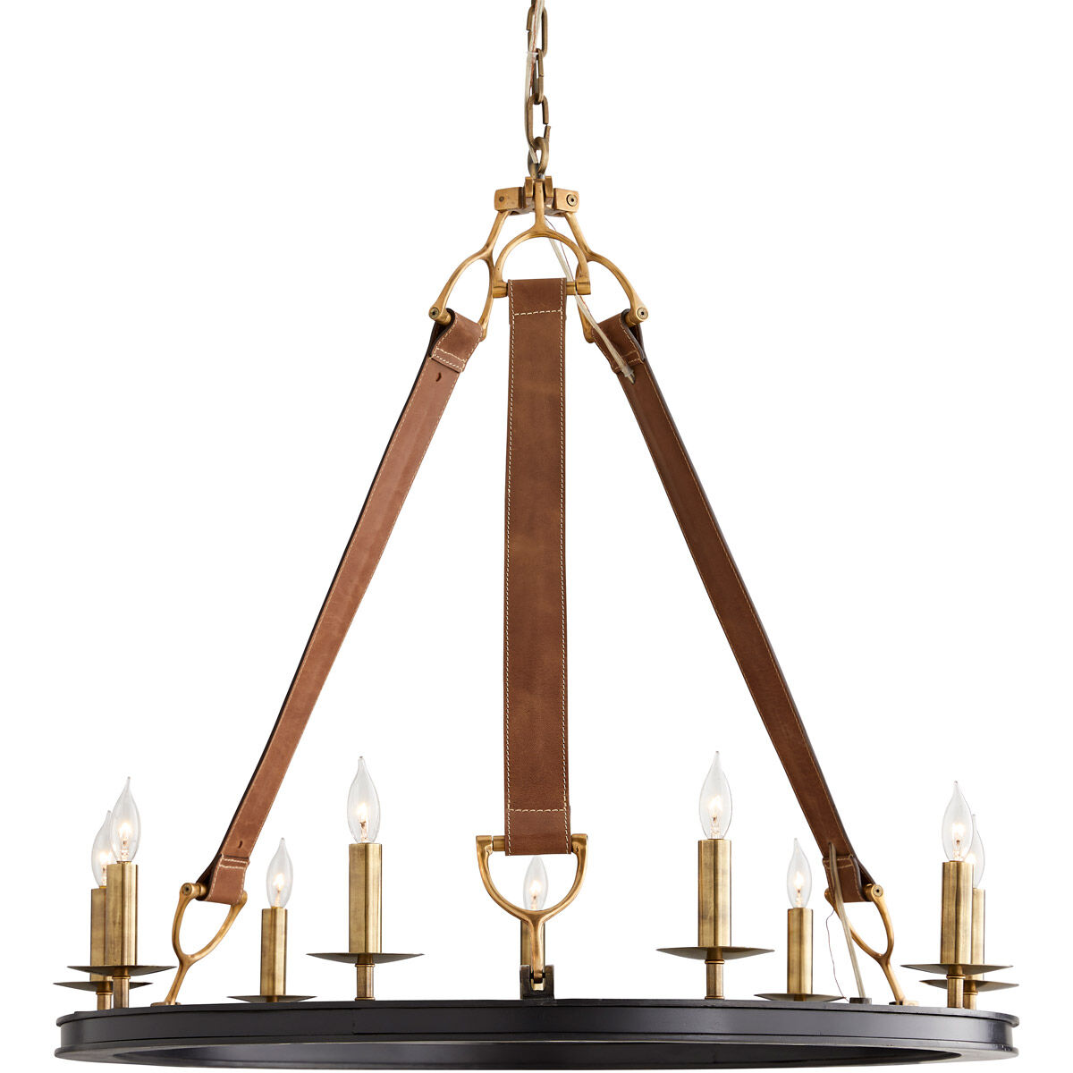 Chaney 9 Light 33 inch Bronze and Antique Brass Chandelier Ceiling Light