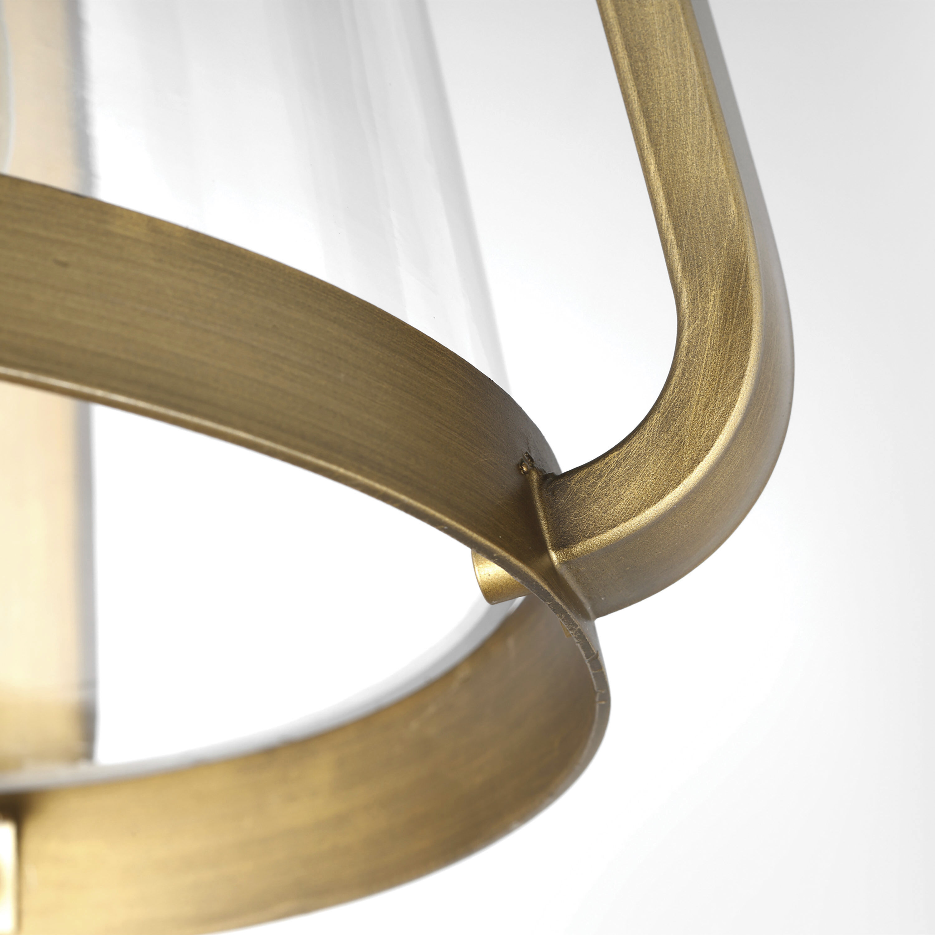 Everett 1 Light 10 inch Natural Brass Bathroom Vanity Lights Wall Light