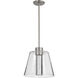Aura LED 12 inch Brushed Nickel Pendant Ceiling Light