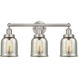 Bell 3 Light 24.5 inch Brushed Satin Nickel Bath Vanity Light Wall Light