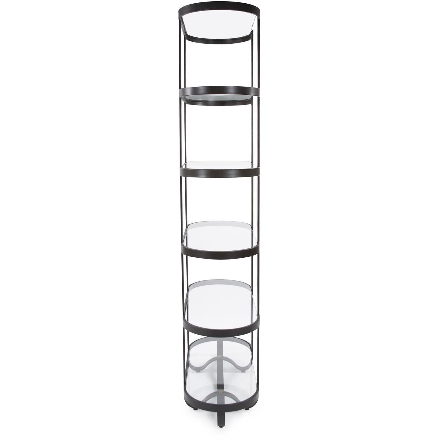 Brooklyn 82.5 X 36 inch Graphite Etagere
