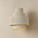 Filament 1 Light 15 inch Off White Pendant Ceiling Light