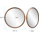 Marius 39 X 39 inch Acid Treated Wall Mirror