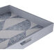 Alfie Slate Blue Mosaic Tray