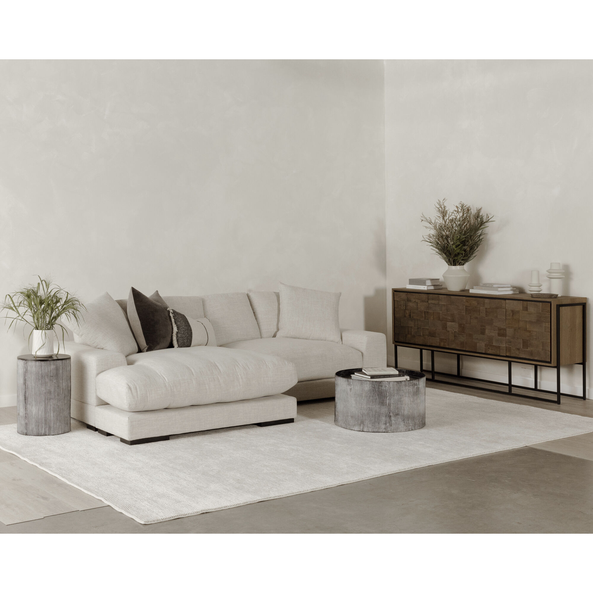 Solani 79 X 18 inch Natural Sideboard