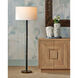 Gavin 62 inch 150 watt Brass Antique and Matte Black Floor Lamp Portable Light