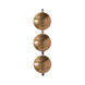 Diesel 6 Light 9 inch Antique Brass/Natural Iron Sconce Wall Light, Round
