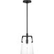 Drew & Jonathan Crofton 1 Light 7.75 inch Midnight Black Pendant Ceiling Light, Small