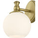 Orlisse 1 Light 6 inch Vintage Brass Wall Sconce Wall Light