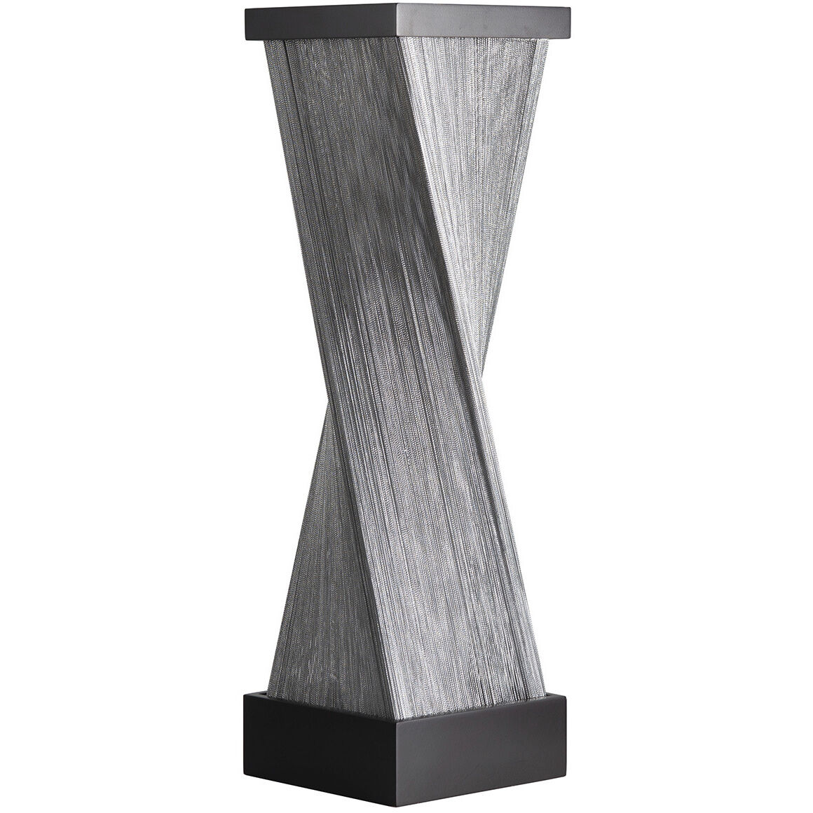 Torque 24 inch 40 watt Satin Nickel and Espresso Table Lamp Portable Light
