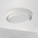 Ziggurat LED 24 inch White Flush Mount Ceiling Light