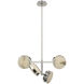 Kelly Wearstler Melange LED 25.25 inch Polished Nickel Multi-Positional Semi-Flush Chandelier Ceiling Light