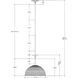 Tobago 1 Light 17 inch Bronze Gold Pendant Ceiling Light
