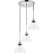 Histoire 3 Light 17.9 inch Chrome Pendant Ceiling Light