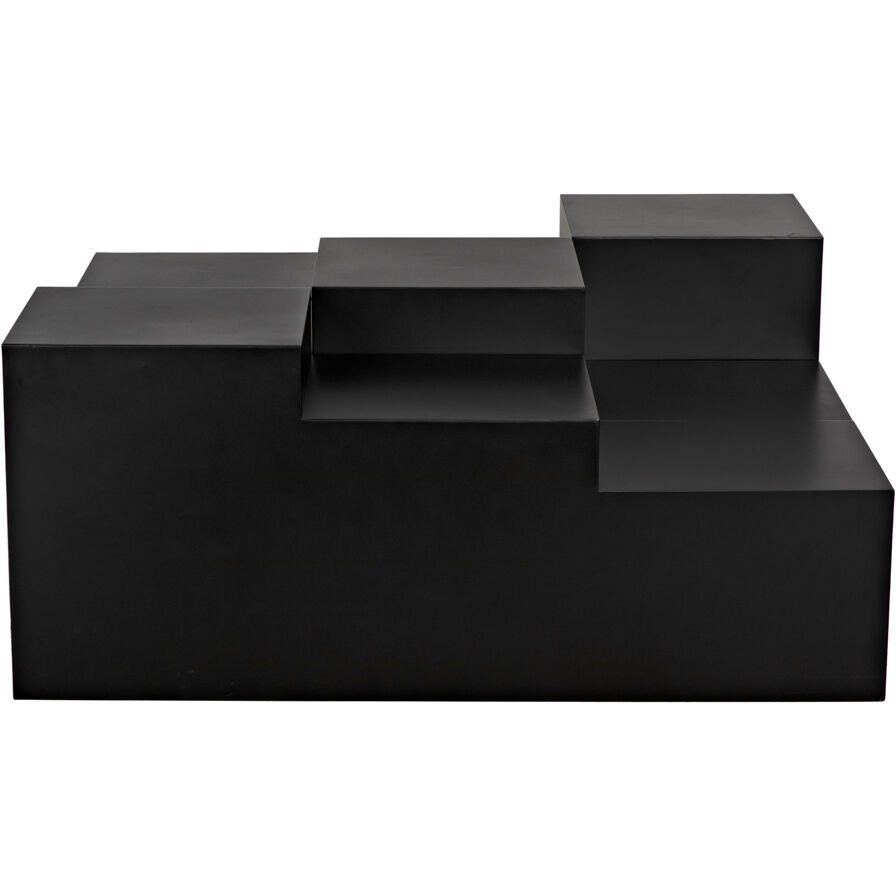 Stein 48 X 48 inch Matte Black Coffee Table