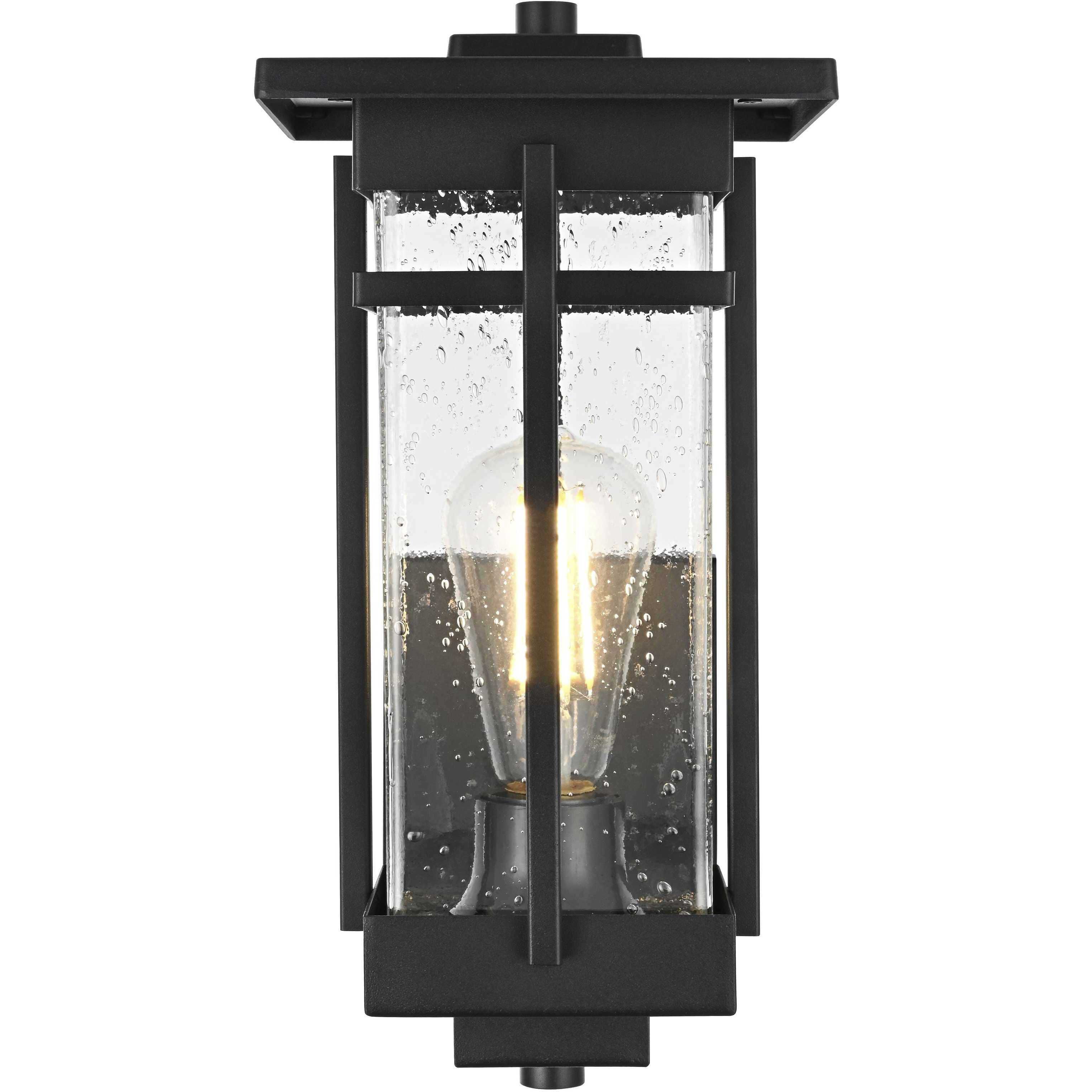 Livingston 1 Light 13 inch Black Outdoor Wall Sconce