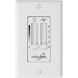 Aire White Wall Mount Fan Control