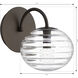 Lenora 1 Light 6.75 inch Dark Bronze Bath Sconce Wall Light