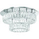 Dickinson 1 Light 20 inch Chrome Flush Ceiling Light