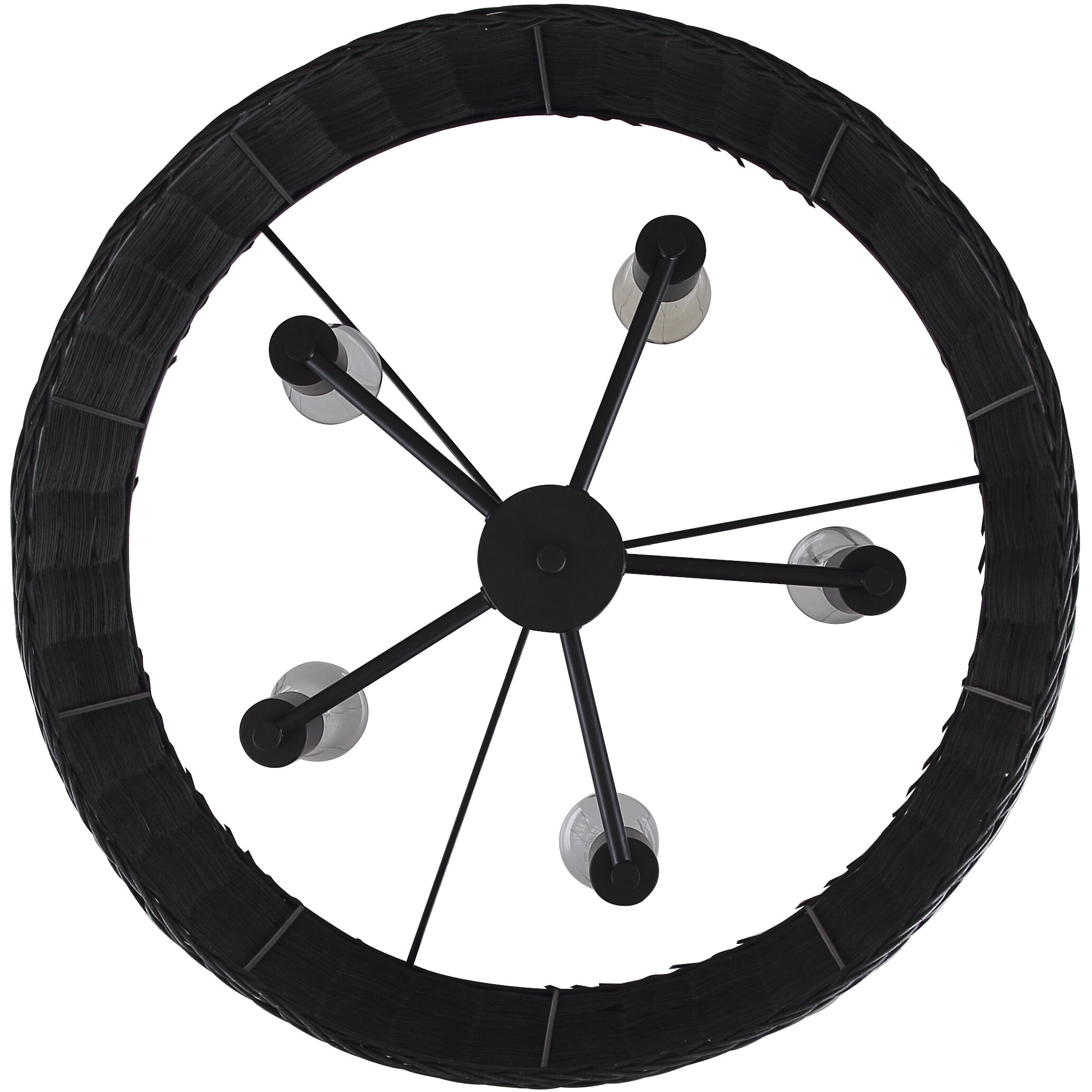 Granna 5 Light 23 inch Black Chandelier Ceiling Light